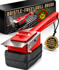 Grill Stripper Bristle Free Grill Brush front view