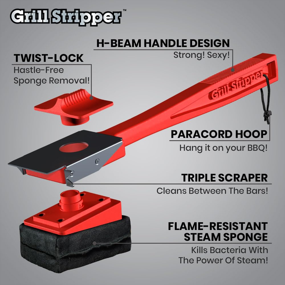 Grill Stripper Grill Cleaner with steam cleaning action
