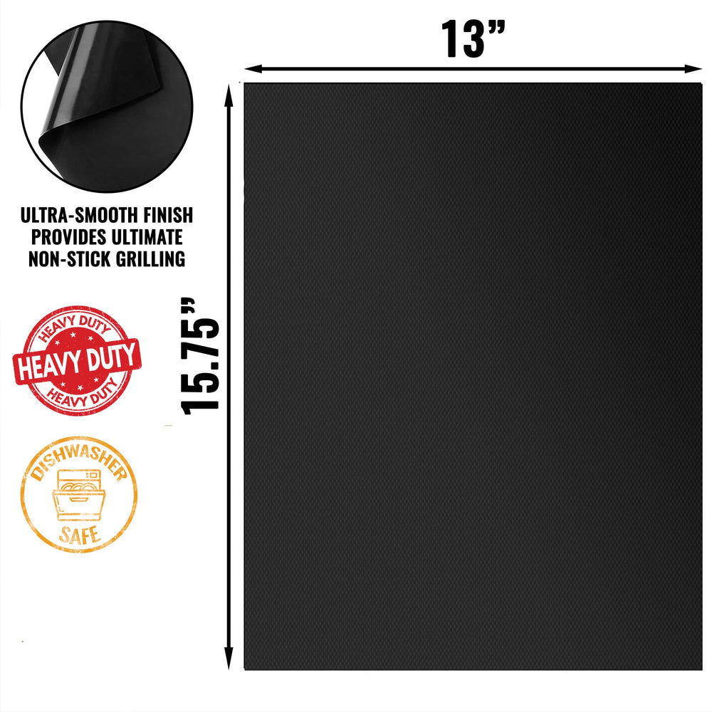 Grillaholics Grill Mat set of 2 packaging