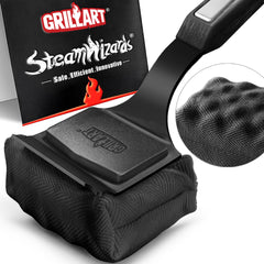 GRILLART Grill Brush Bristle Free cleaning head close-up