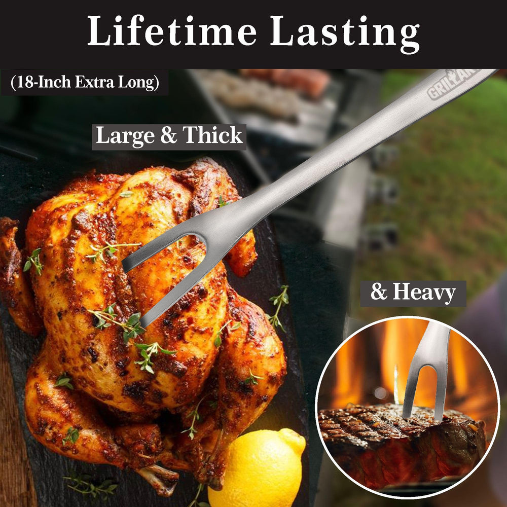 GRILLART silicone basting brush on a grill surface