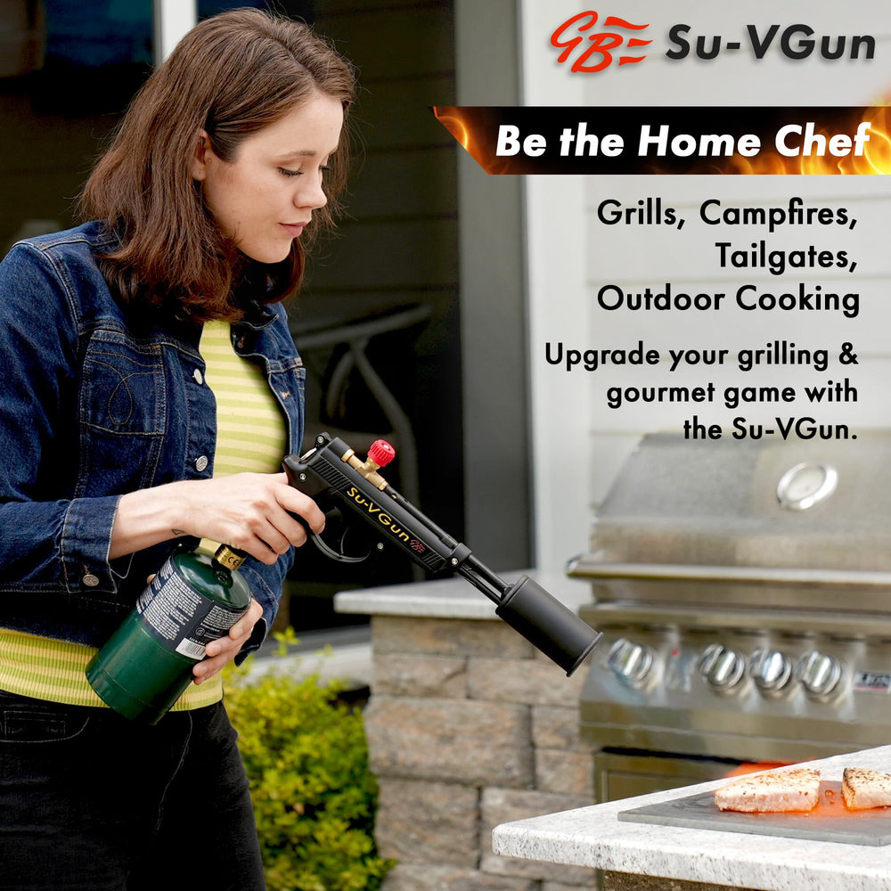 GRILLBLAZER Su-VGun Propane Torch with propane bottle