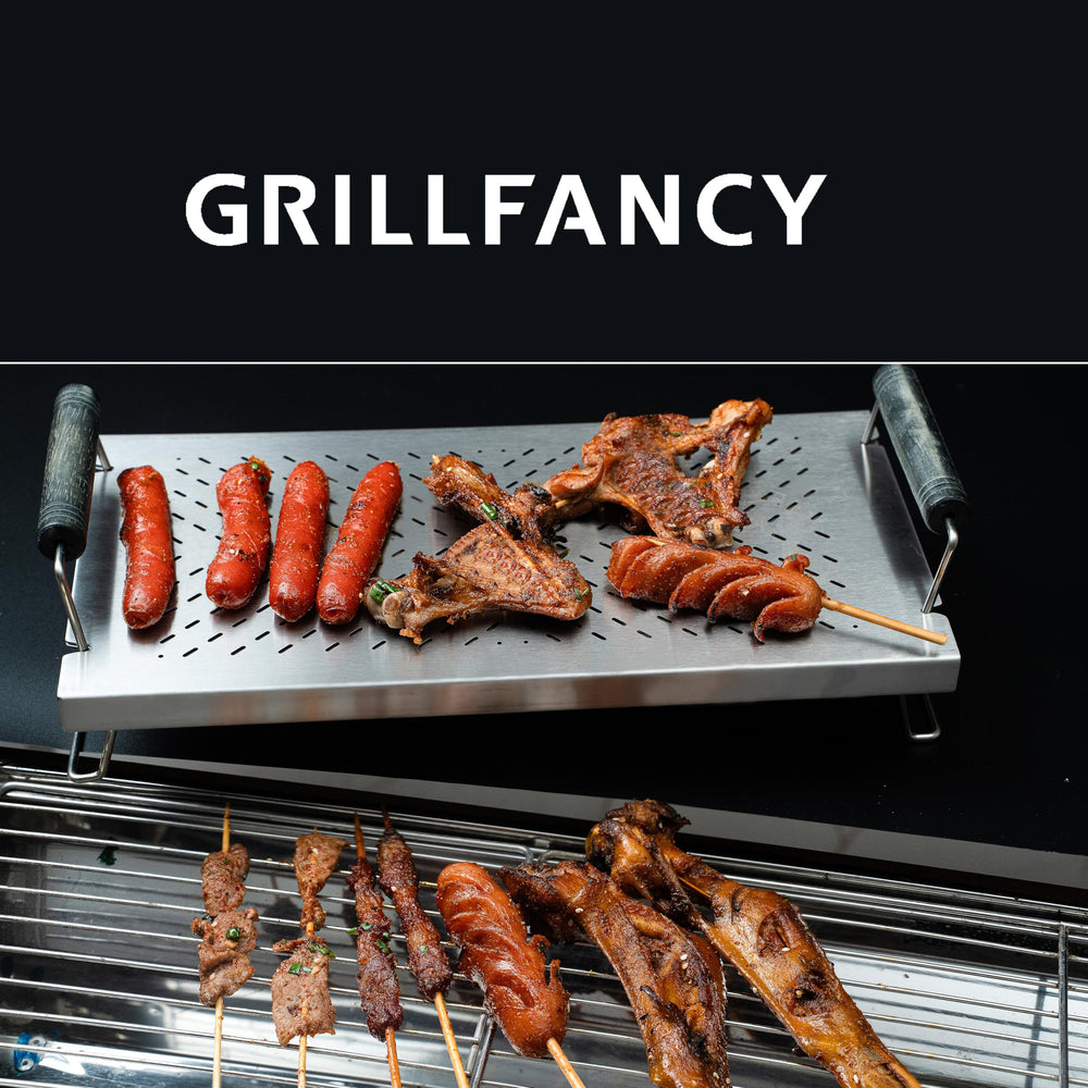 GRILLFANCY Adjustable Grill Warming Rack dimensions and specifications