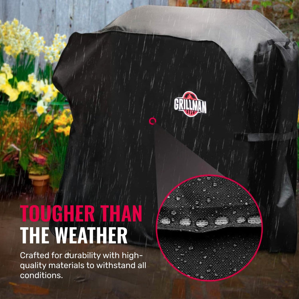 Grillman grill cover easy cleaning with water