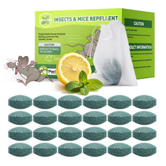GRLEP Mice Repellent 24 Pack peppermint oil pellets front view