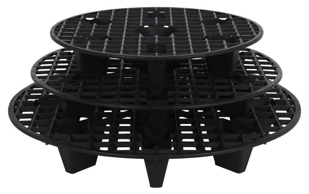 Gro Pro NX Level Pot Stand 13 inch black side view