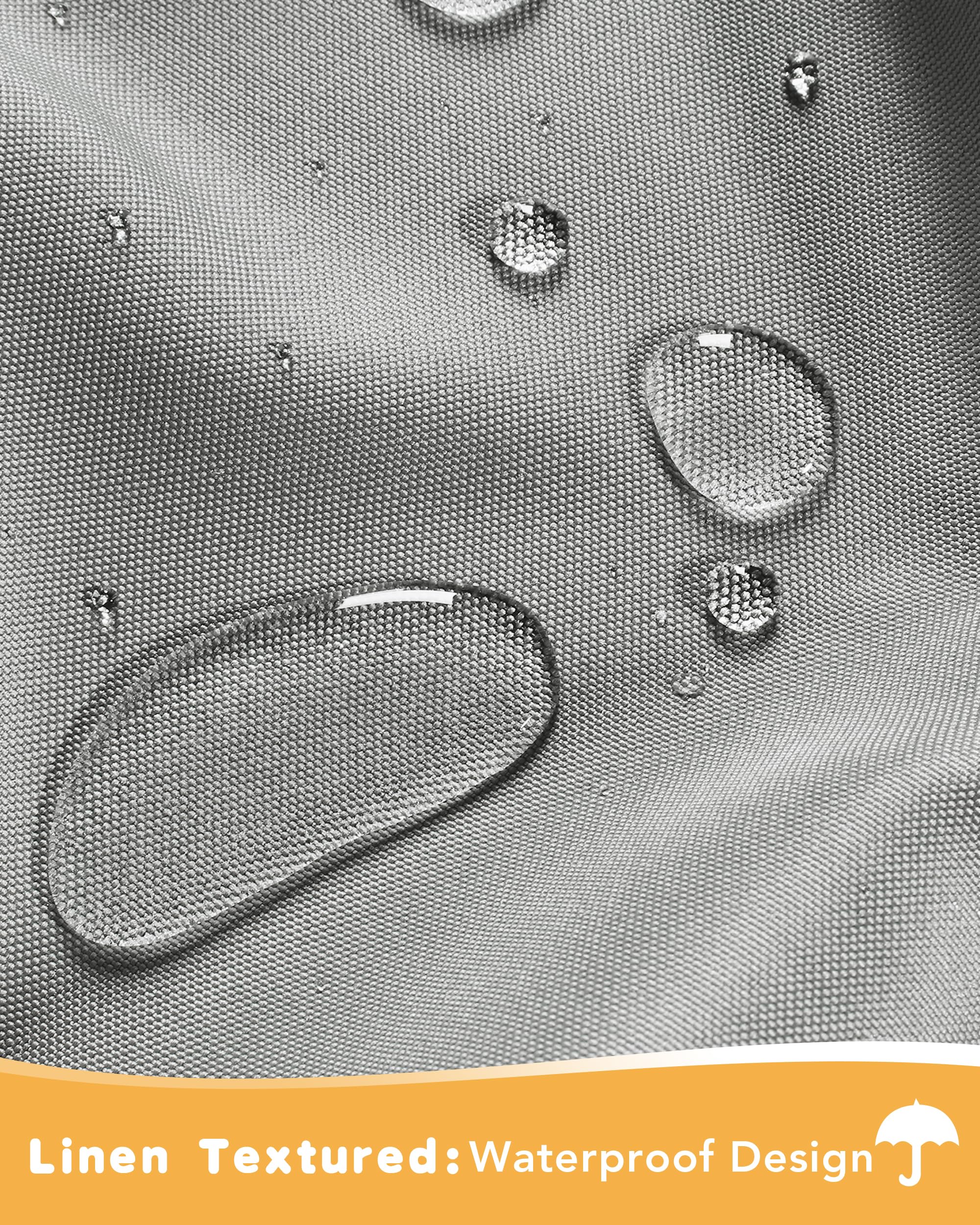 Grommet detail of HolidayIdeas outdoor curtains