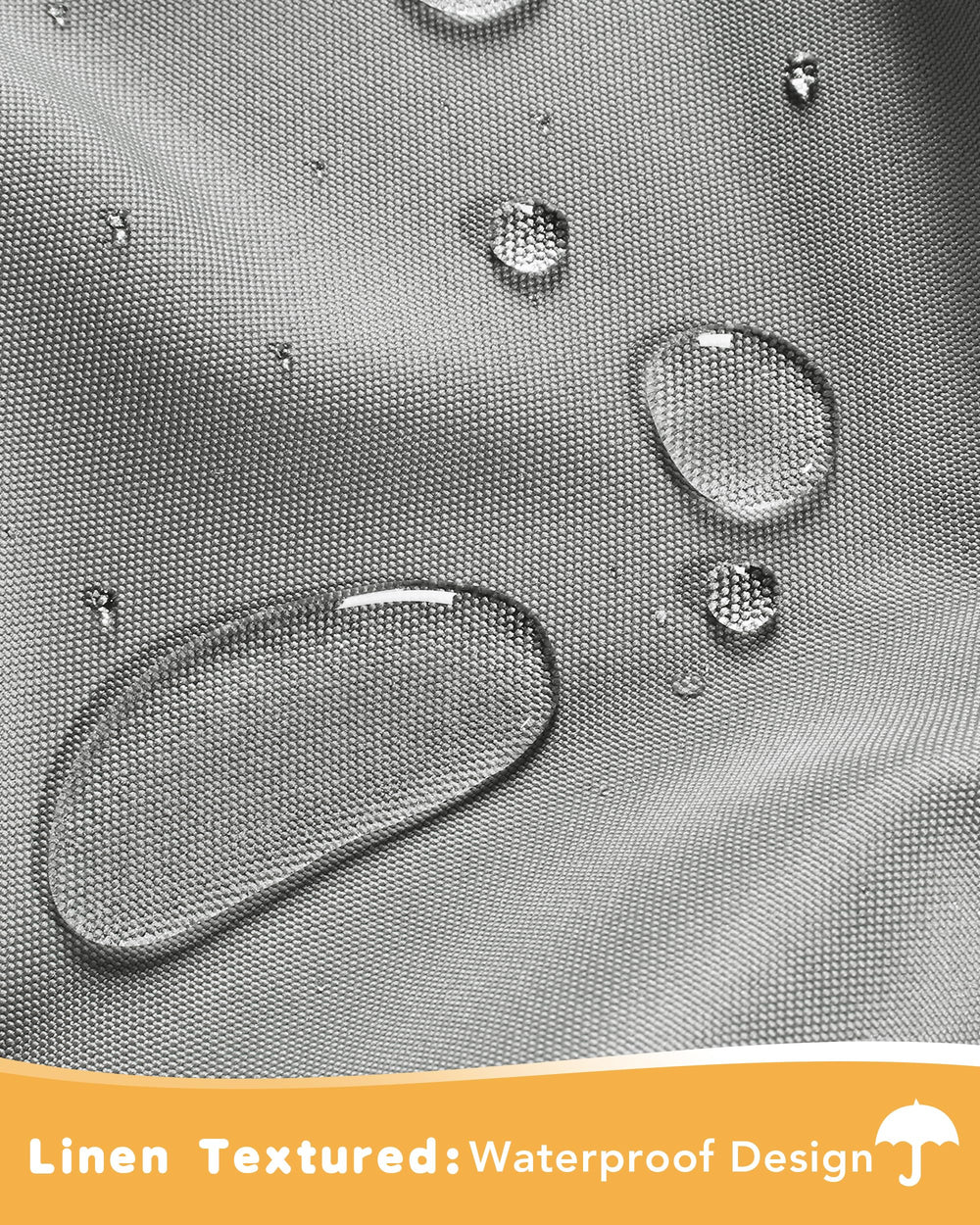 Grommet detail of HolidayIdeas outdoor curtains
