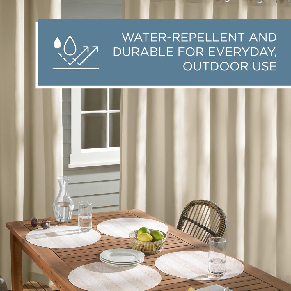 Grommet detail on TOWN & COUNTRY BASICS Outdoor Curtains