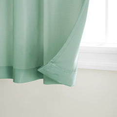 Grommet top detail of TOWN & COUNTRY BASICS Cabana Curtain Panels