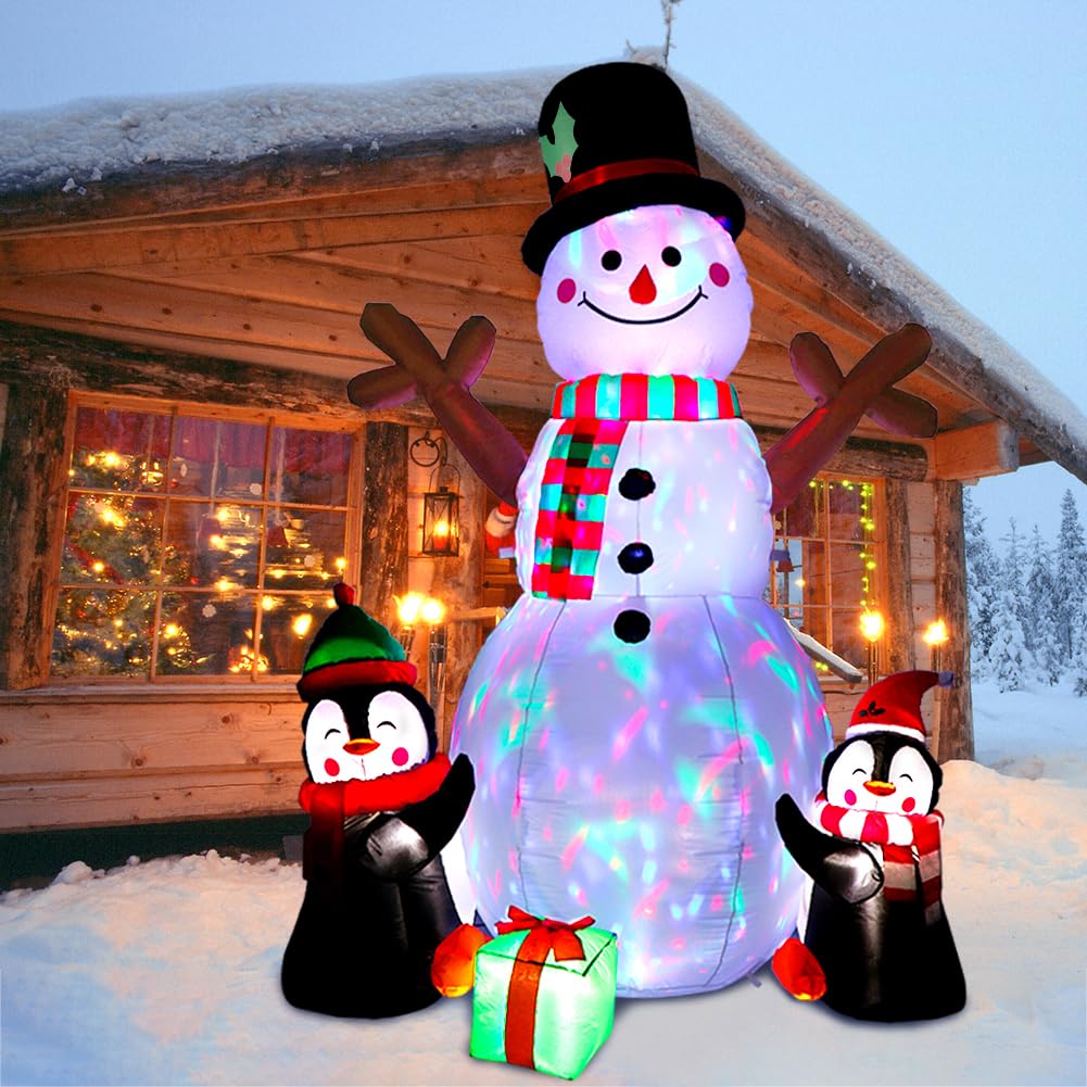 Ground stakes and weighted bags included with the inflatable