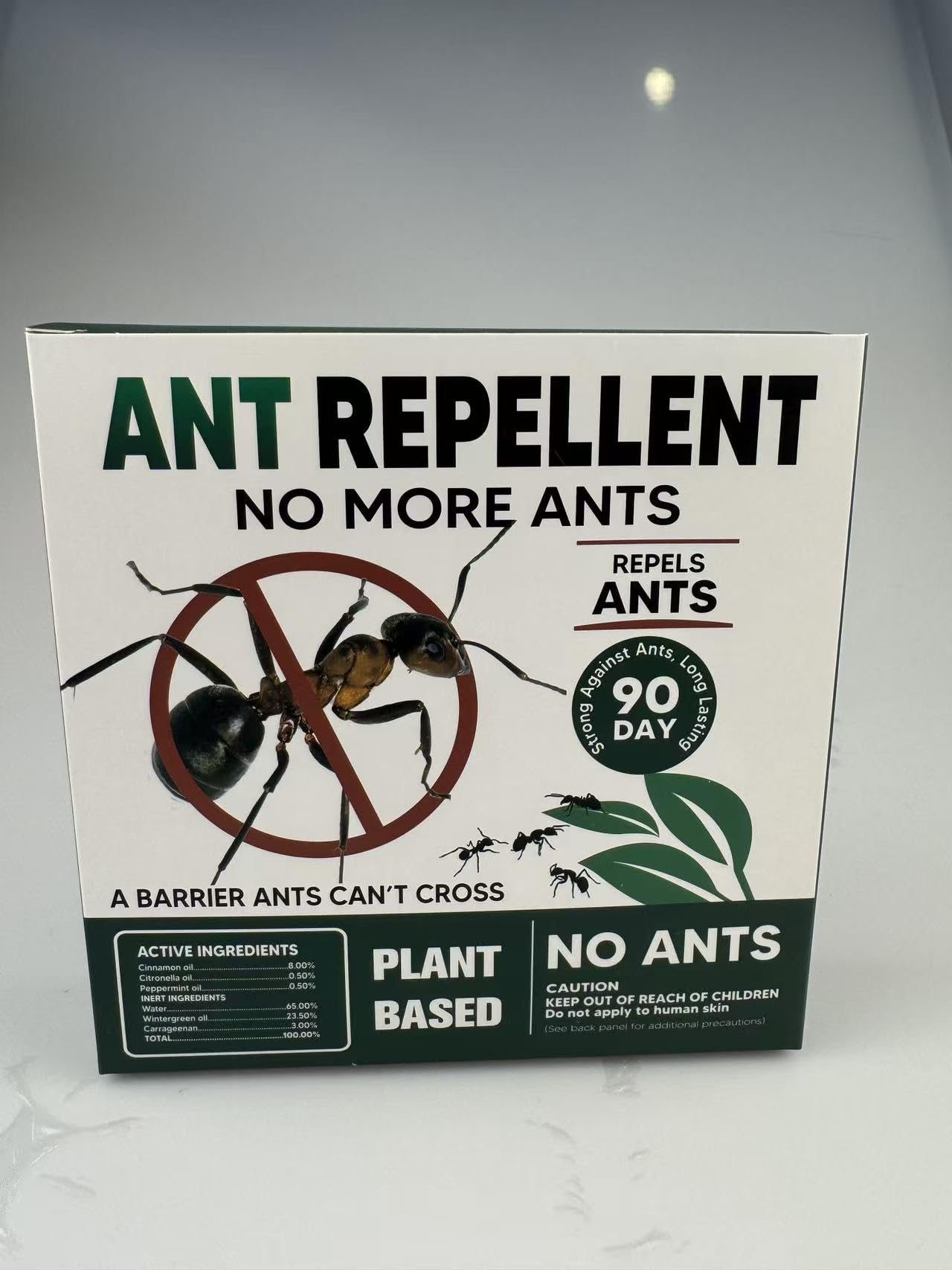 Group of CVKDGJD Ant Repellent bottles arranged together