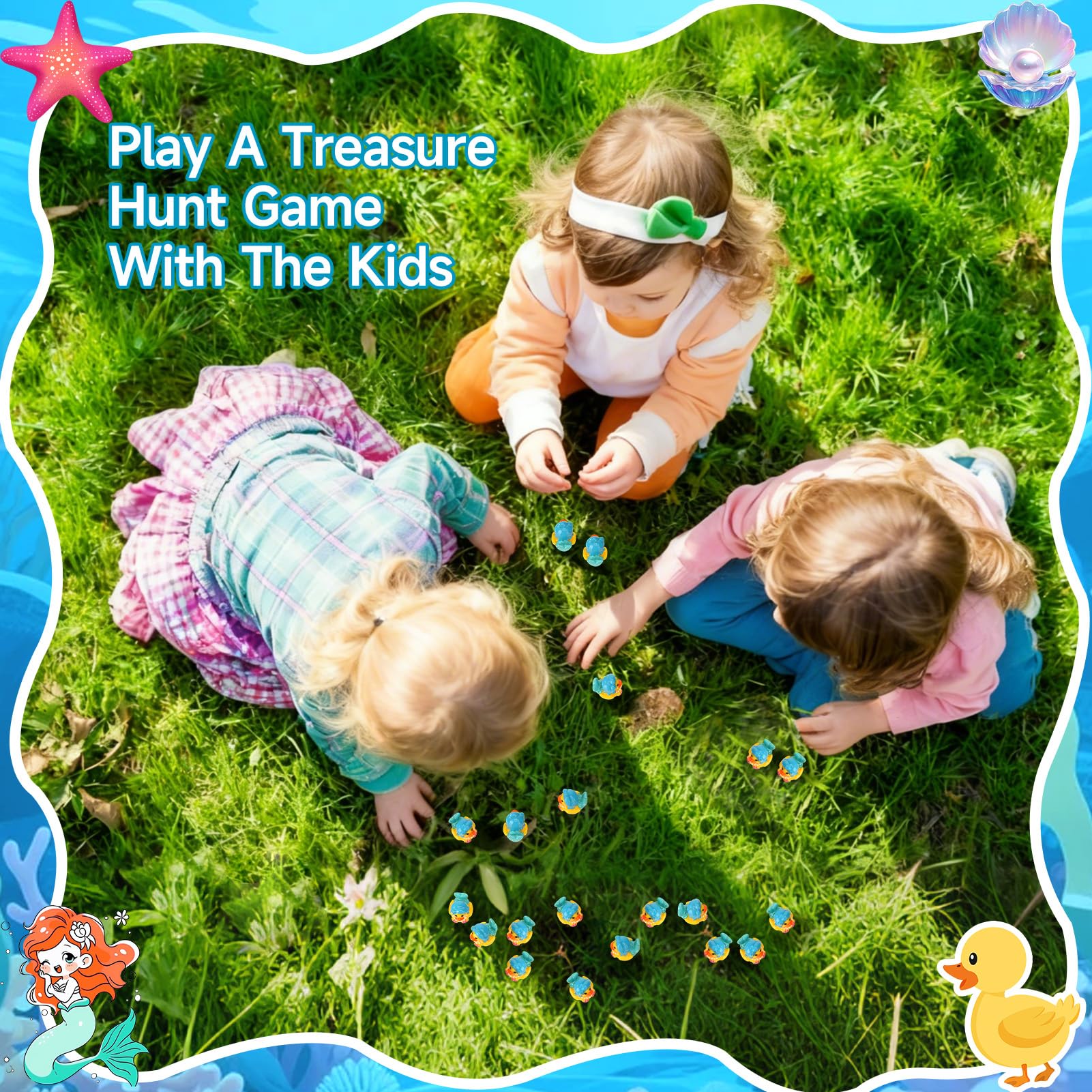 Group of GGSTDDUP mini ducks in a fish tank