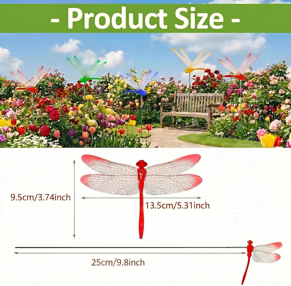 Group of Mustio Dragonfly Clips displayed outdoors