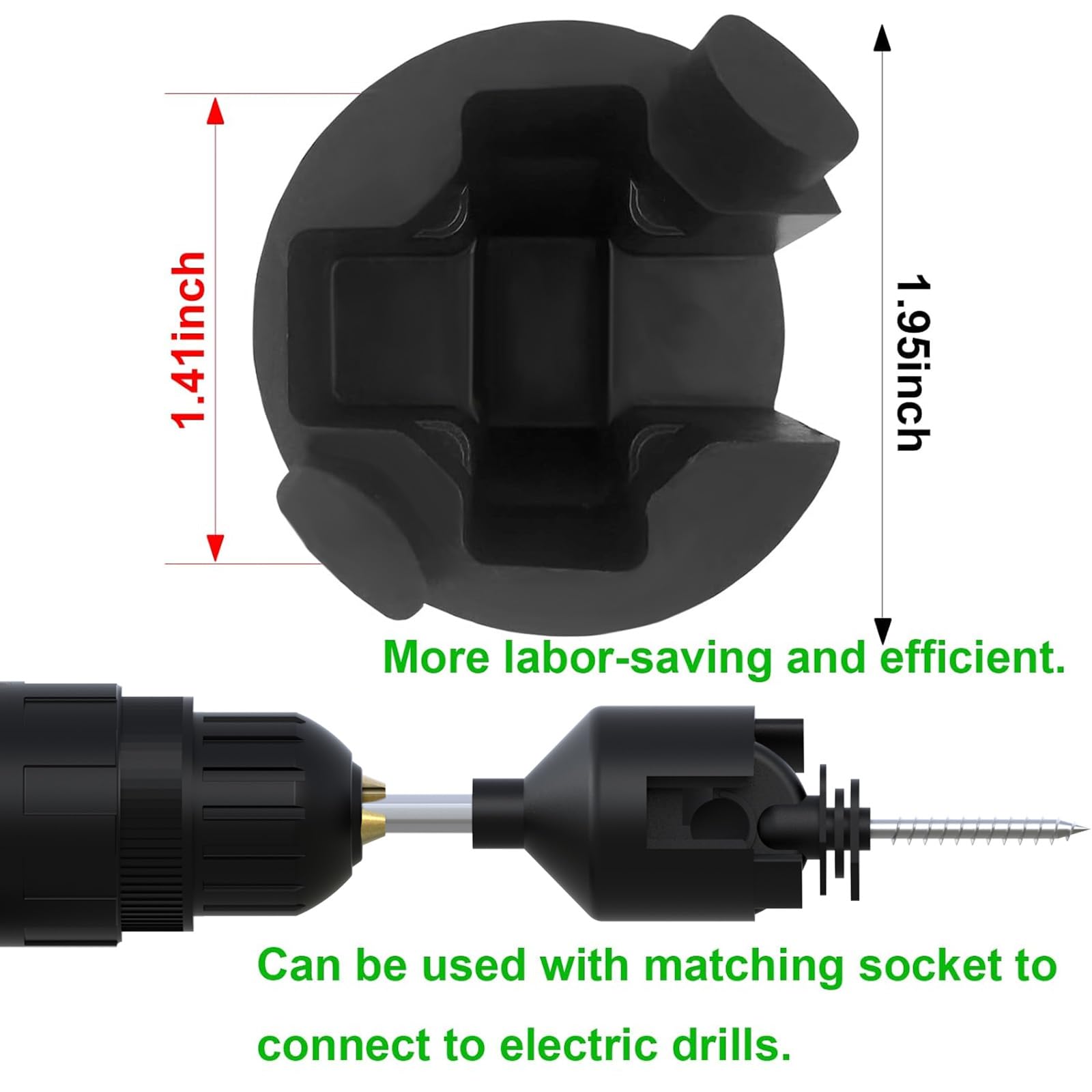 Group of NQN Electric Fence Insulators with wire