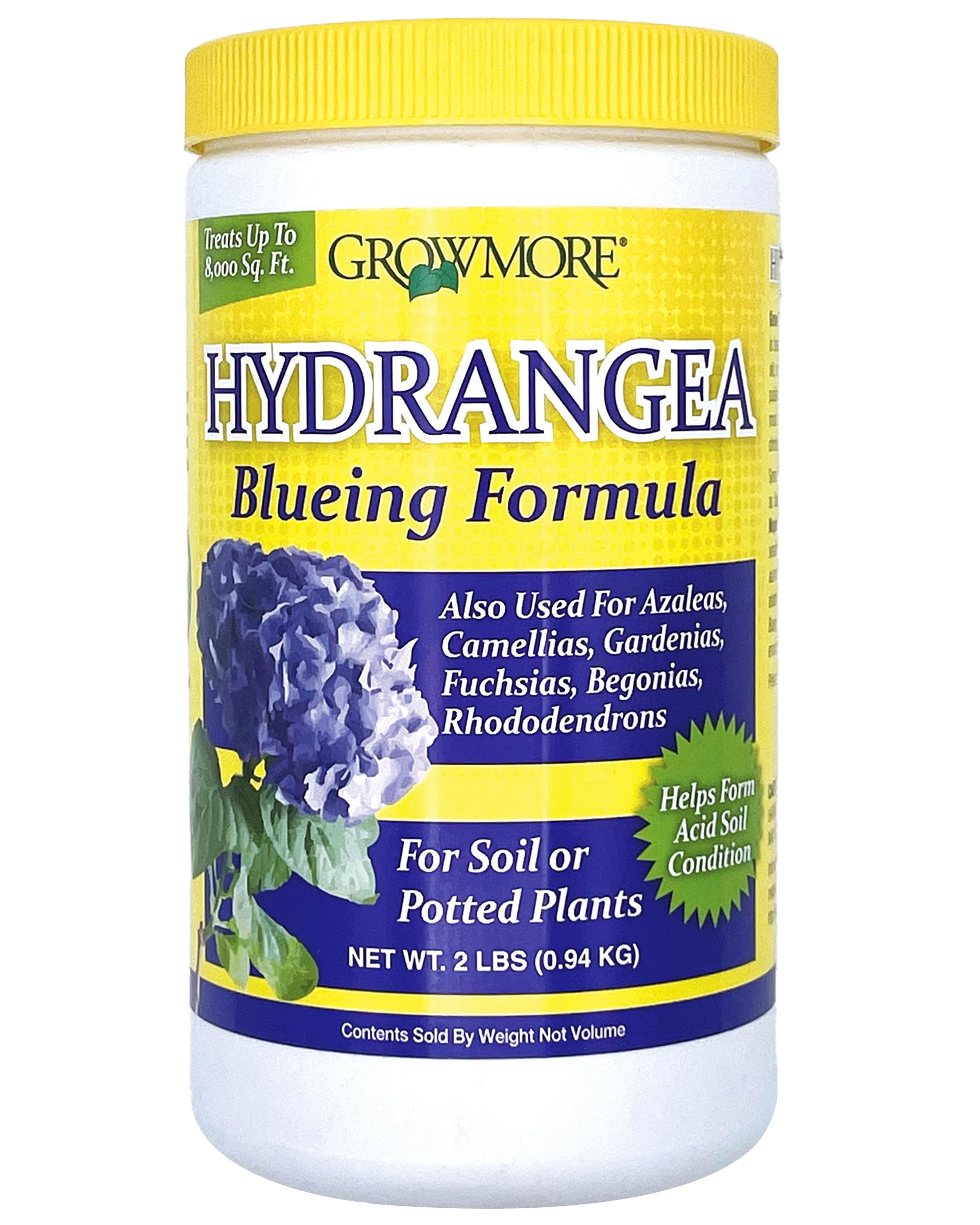 Grow More Hydrangea Blueing Formula 2 lbs powder front view
