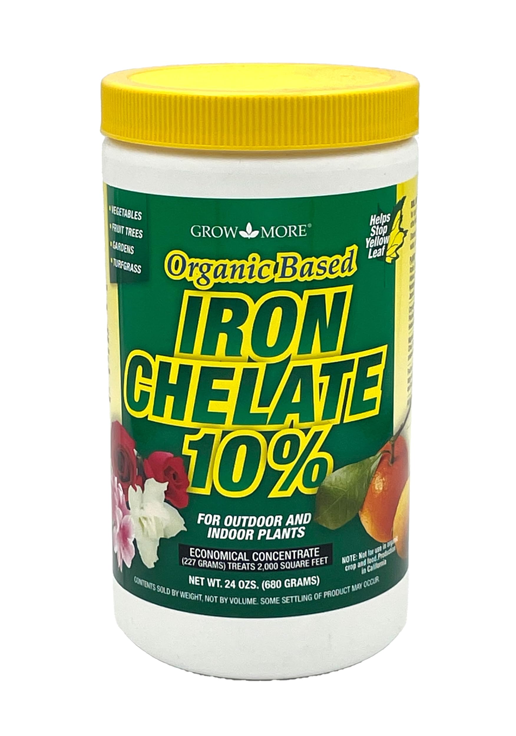 Grow More Organic Iron Chelate Concentrate 24oz front view