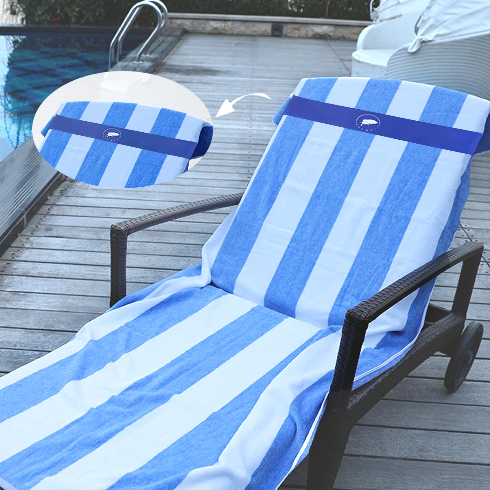 growell Towel Bands in a travel bag for easy carrying