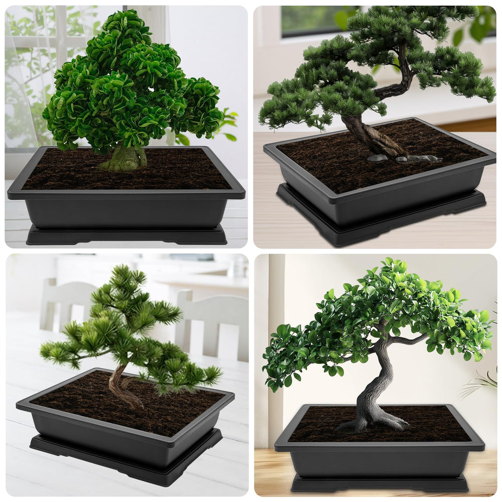 GROWNEER 18-inch Bonsai Pots set of three