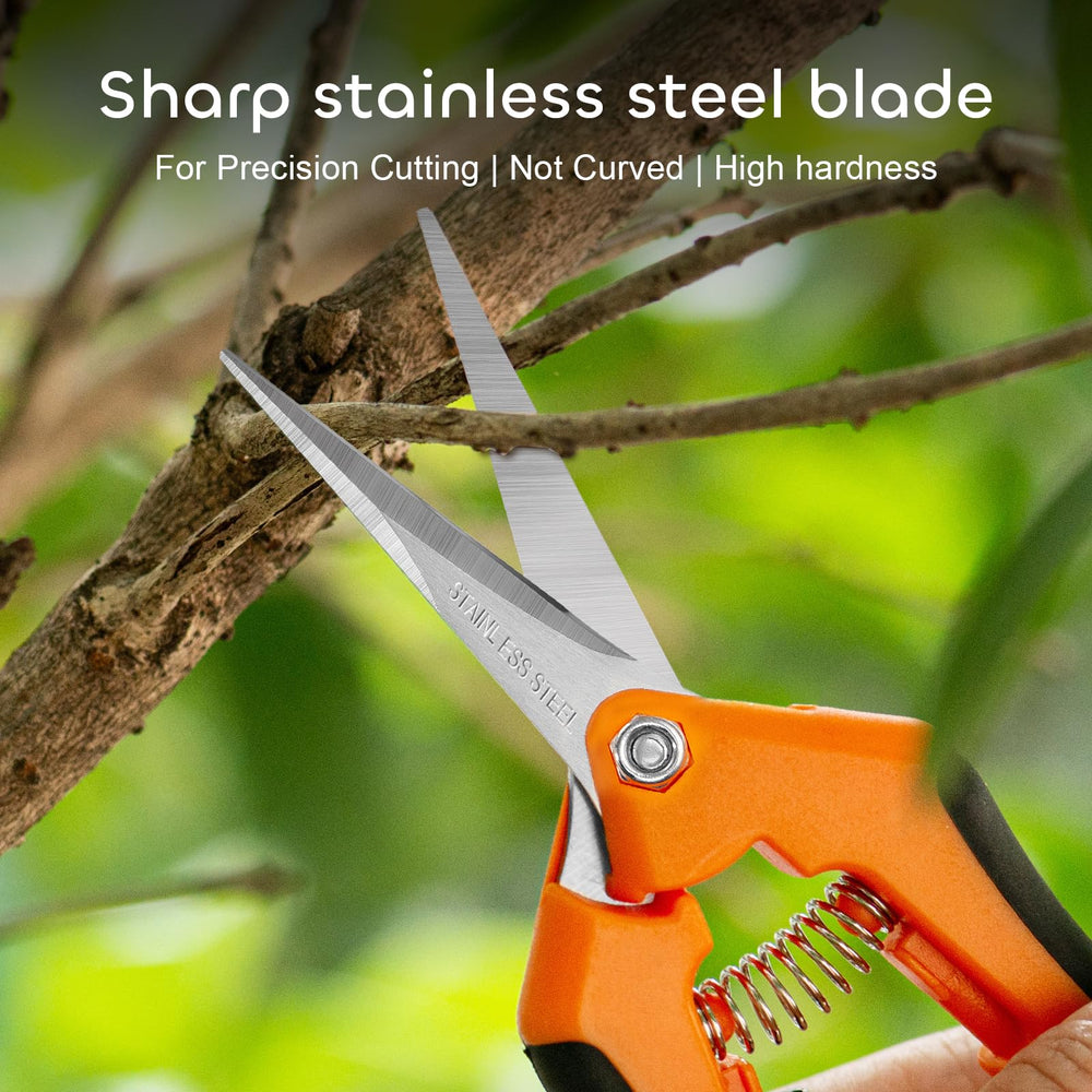 GROWNEER pruning shears with secure locking mechanism