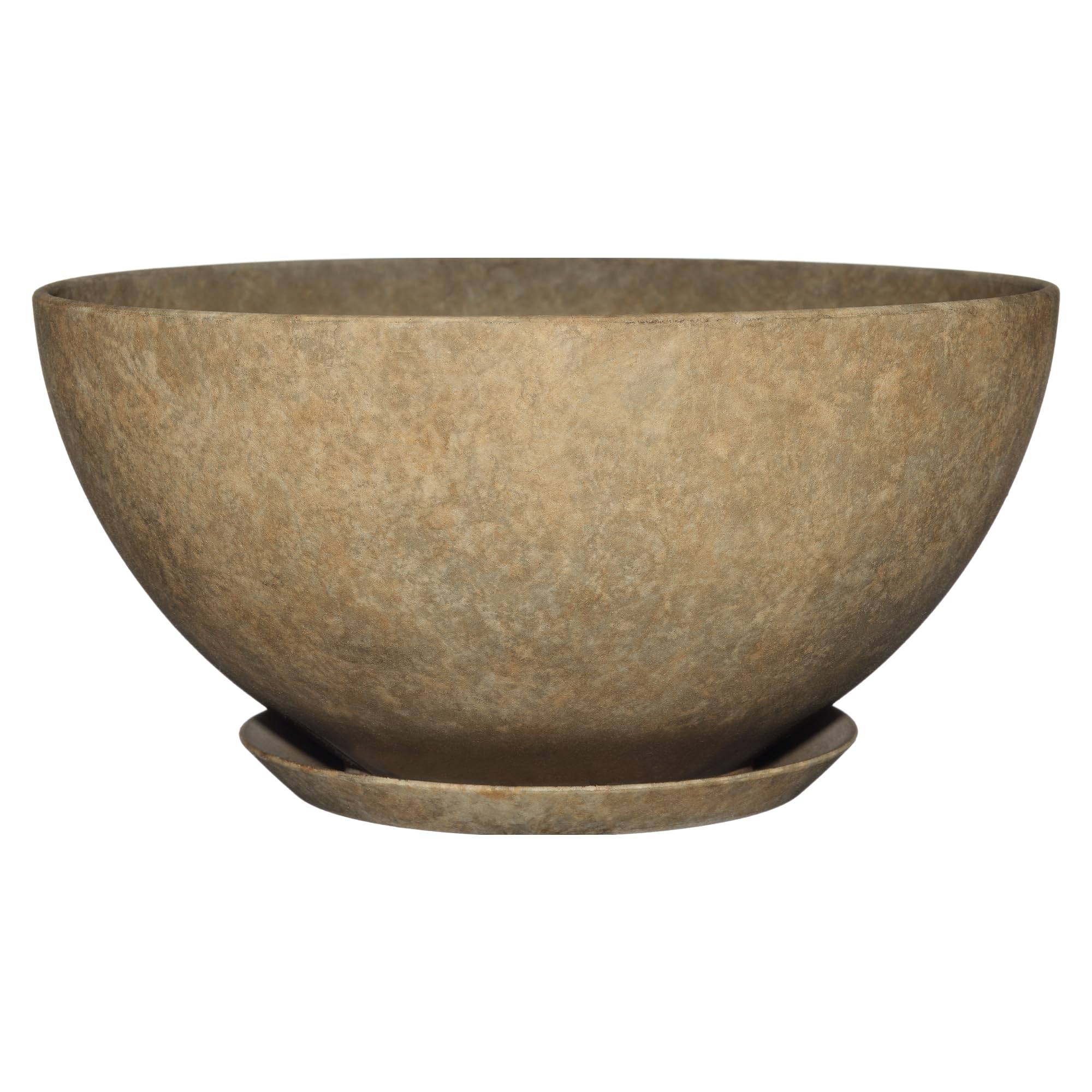GROWSCAPE Rosie Planter Bowl front view in Earth colour