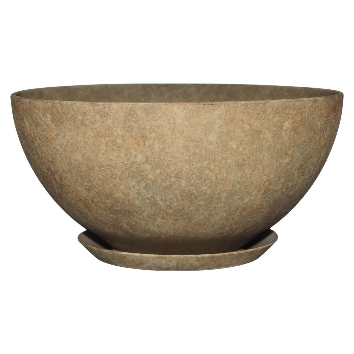 GROWSCAPE Rosie Planter Bowl front view in Earth colour