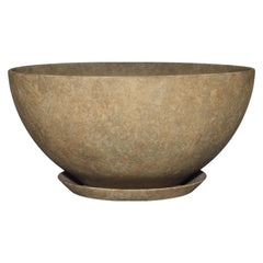 GROWSCAPE Rosie Planter Bowl front view in Earth colour