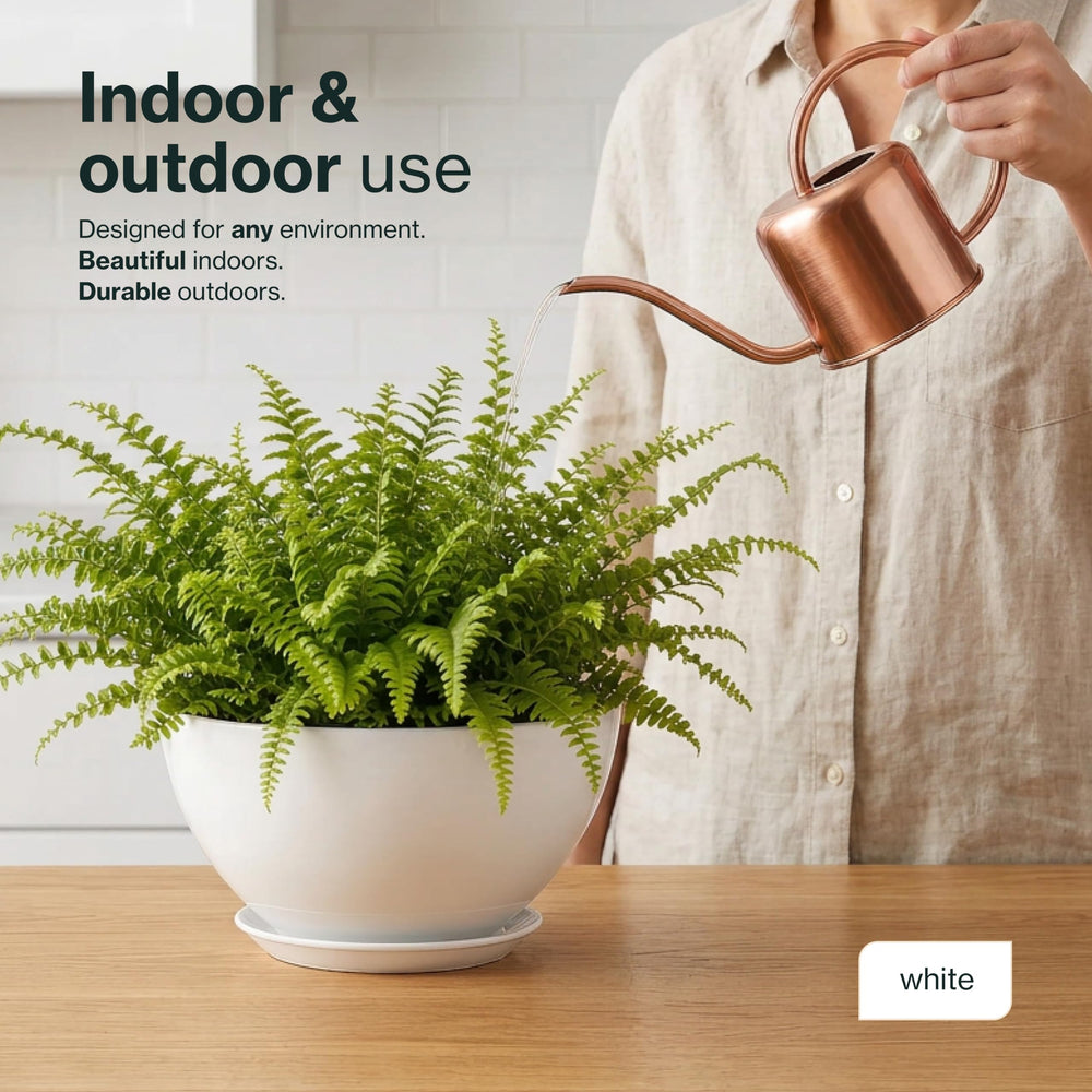 GROWSCAPE Rosie Planter Bowl outdoor setting