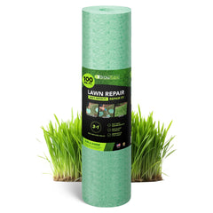 GROWTRAX Biodegradable Grass Seed Mat rolled out on grass