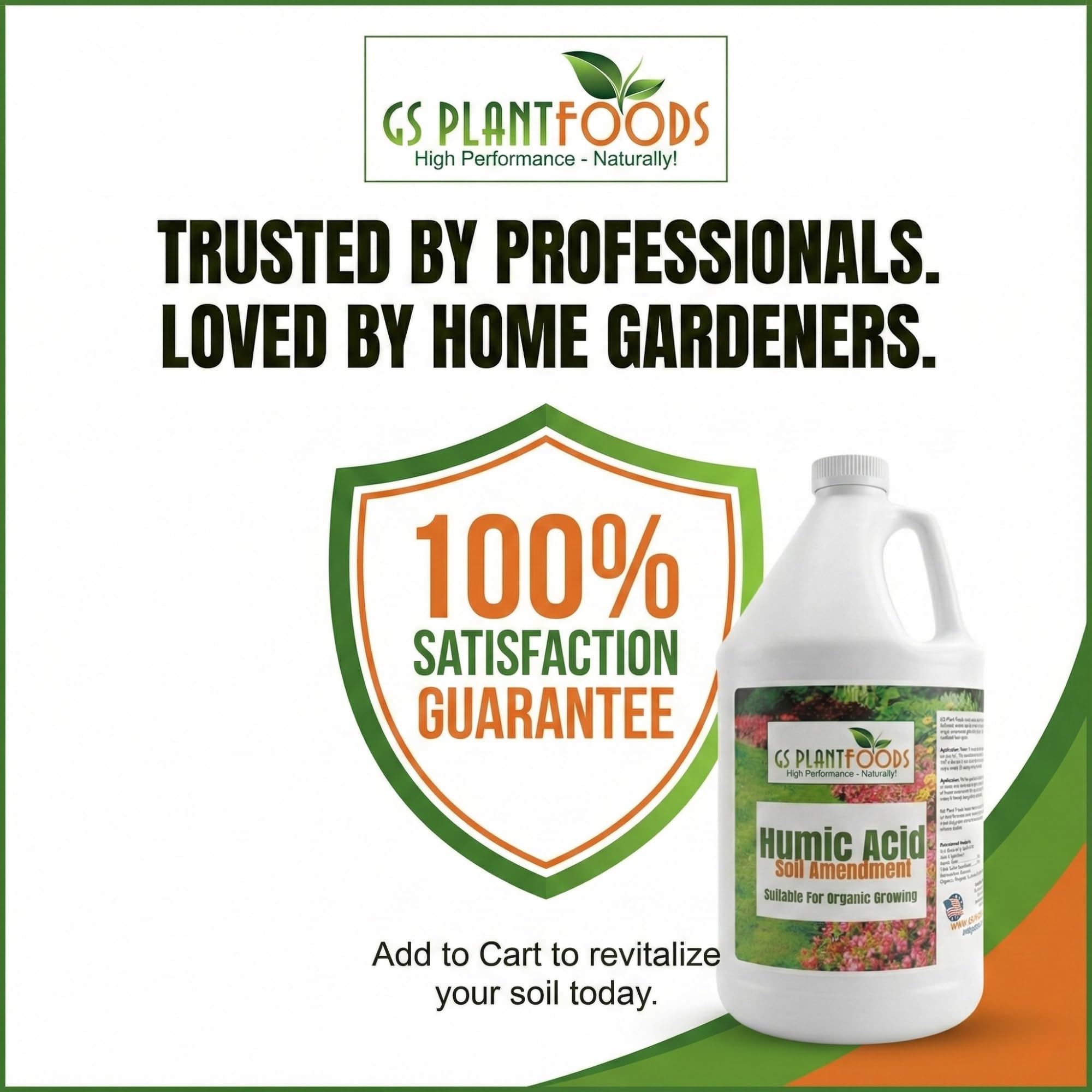 GS Plant Foods Humic Acid Soil Amendment use on houseplants