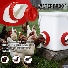 GSHWXD chicken feeder ports installation kit with hole saw