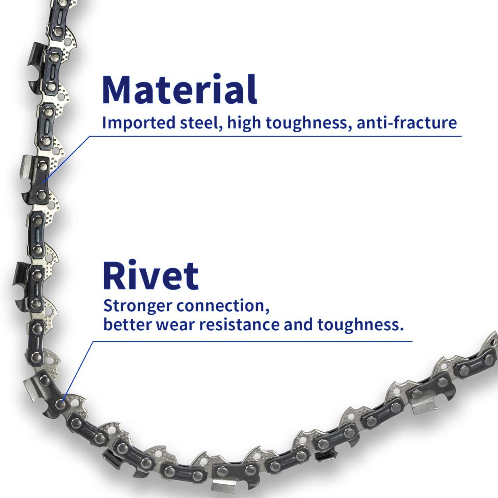 GSSHBR 12 Inch Chainsaw Chain in use on a pole saw