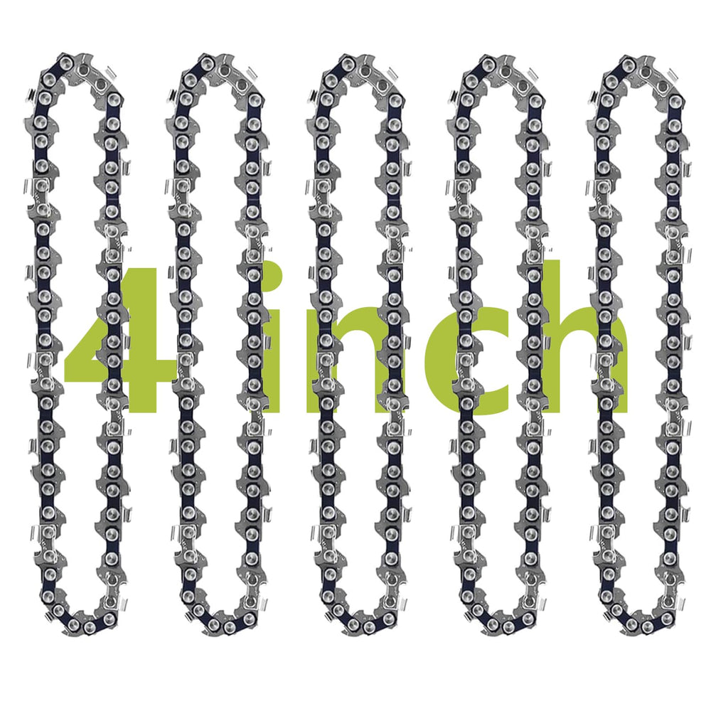 GSSHBR 4 Inch Mini Chainsaw Chain 5 Pack front view