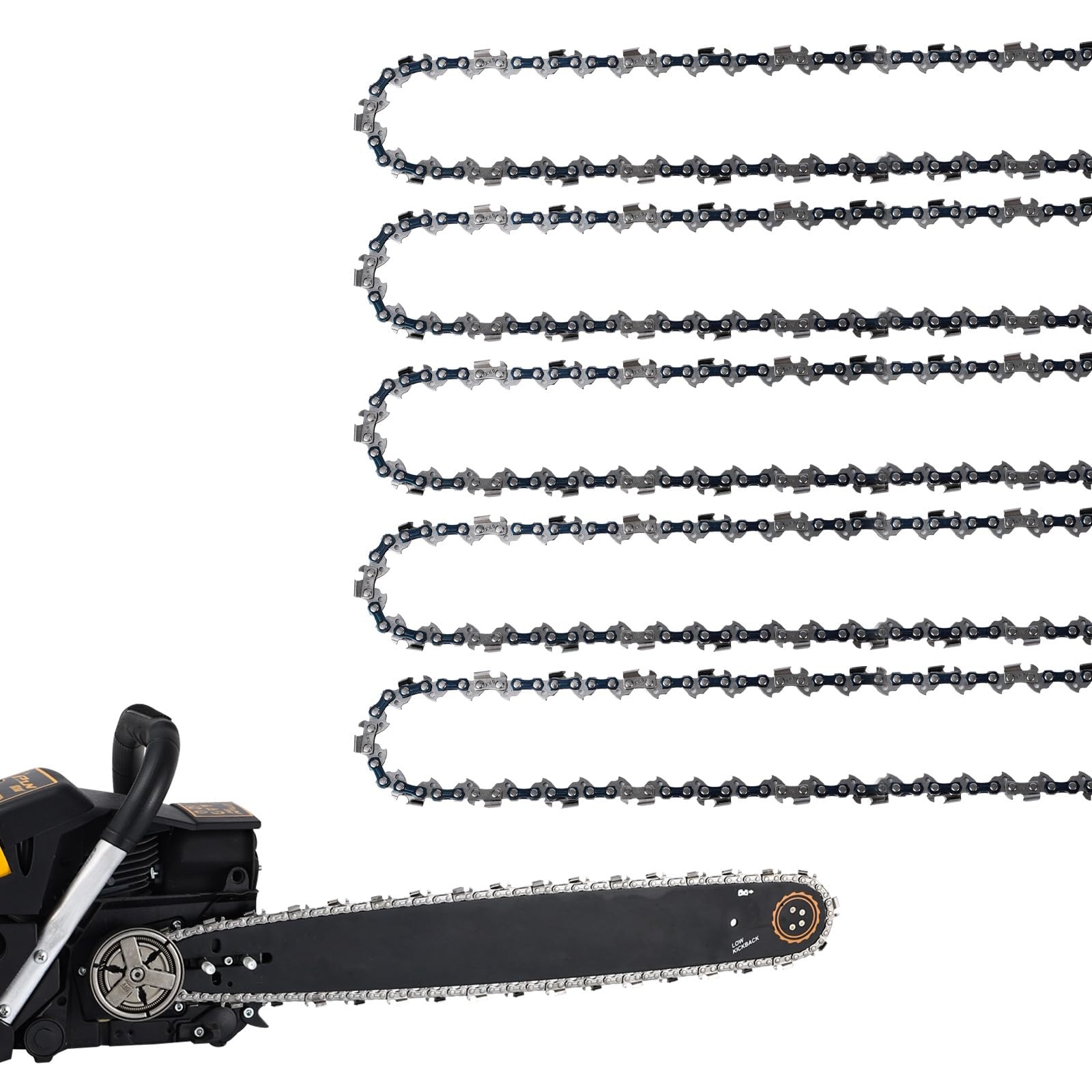 GSSHBR 5 Pack 18 Inch Chainsaw Chain front view