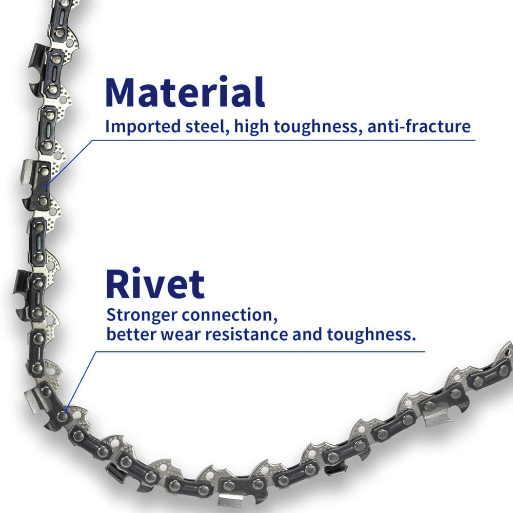 GSSHBR Chainsaw Chain installed on a chainsaw