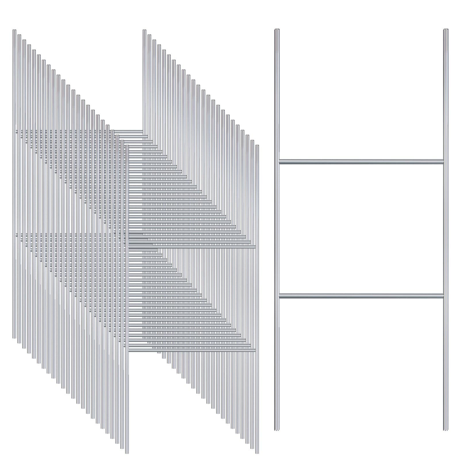 Gtongoko 25 Pack H Frame Yard Sign Stakes front view