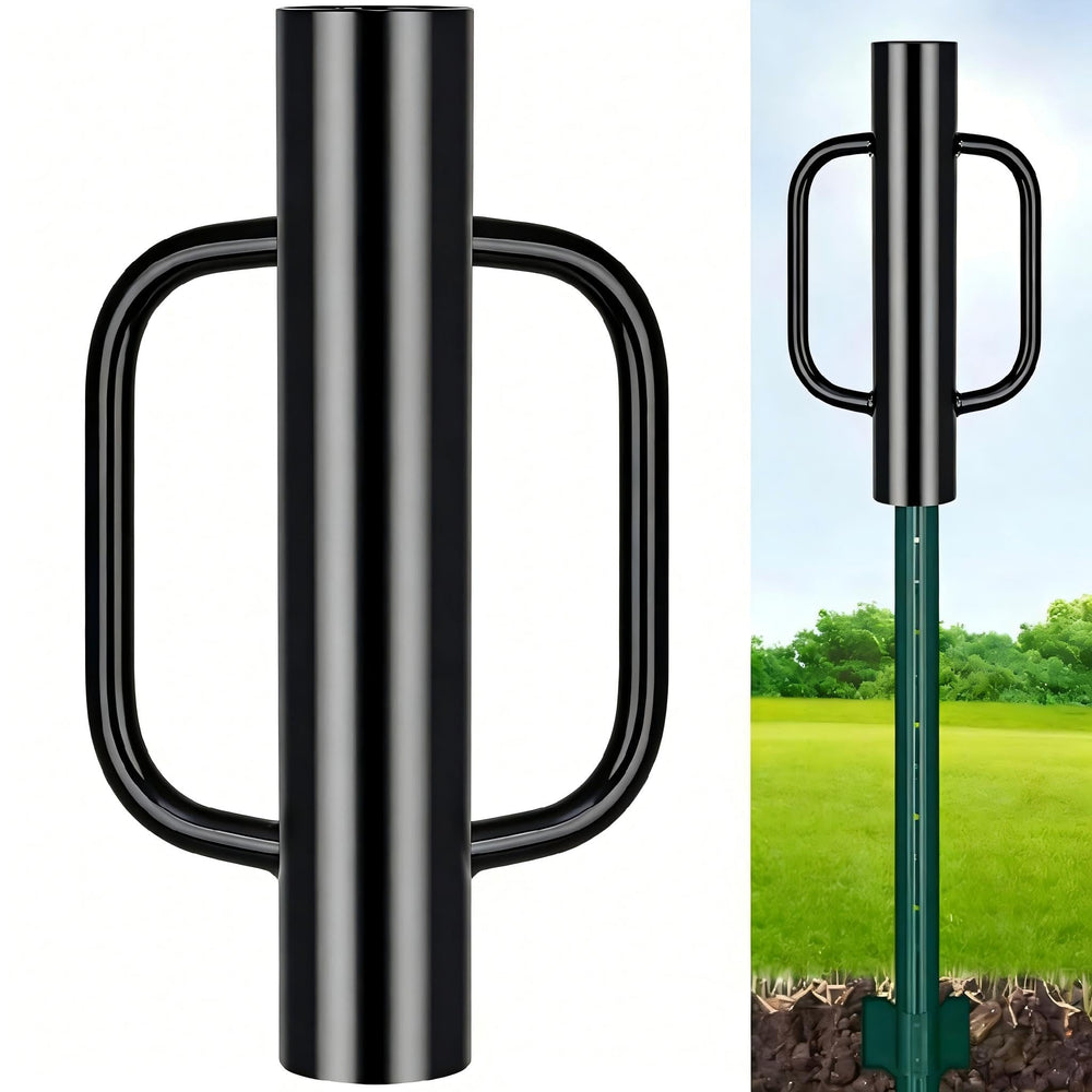 Gtongoko 8LB T Post Driver black front view