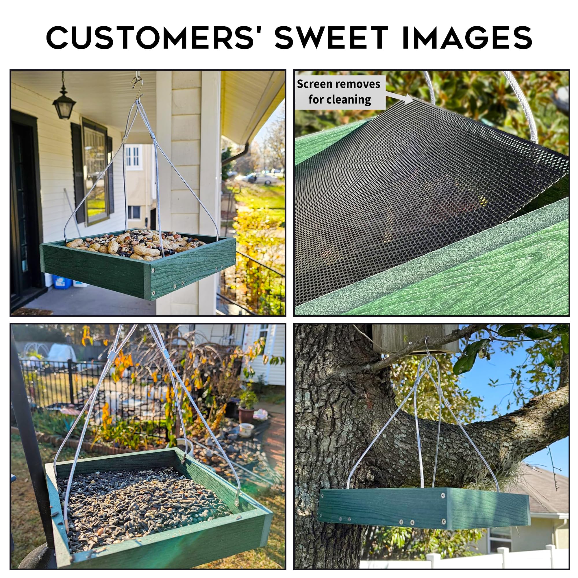 Gtongoko Bird Feeder showing the durable plastic material