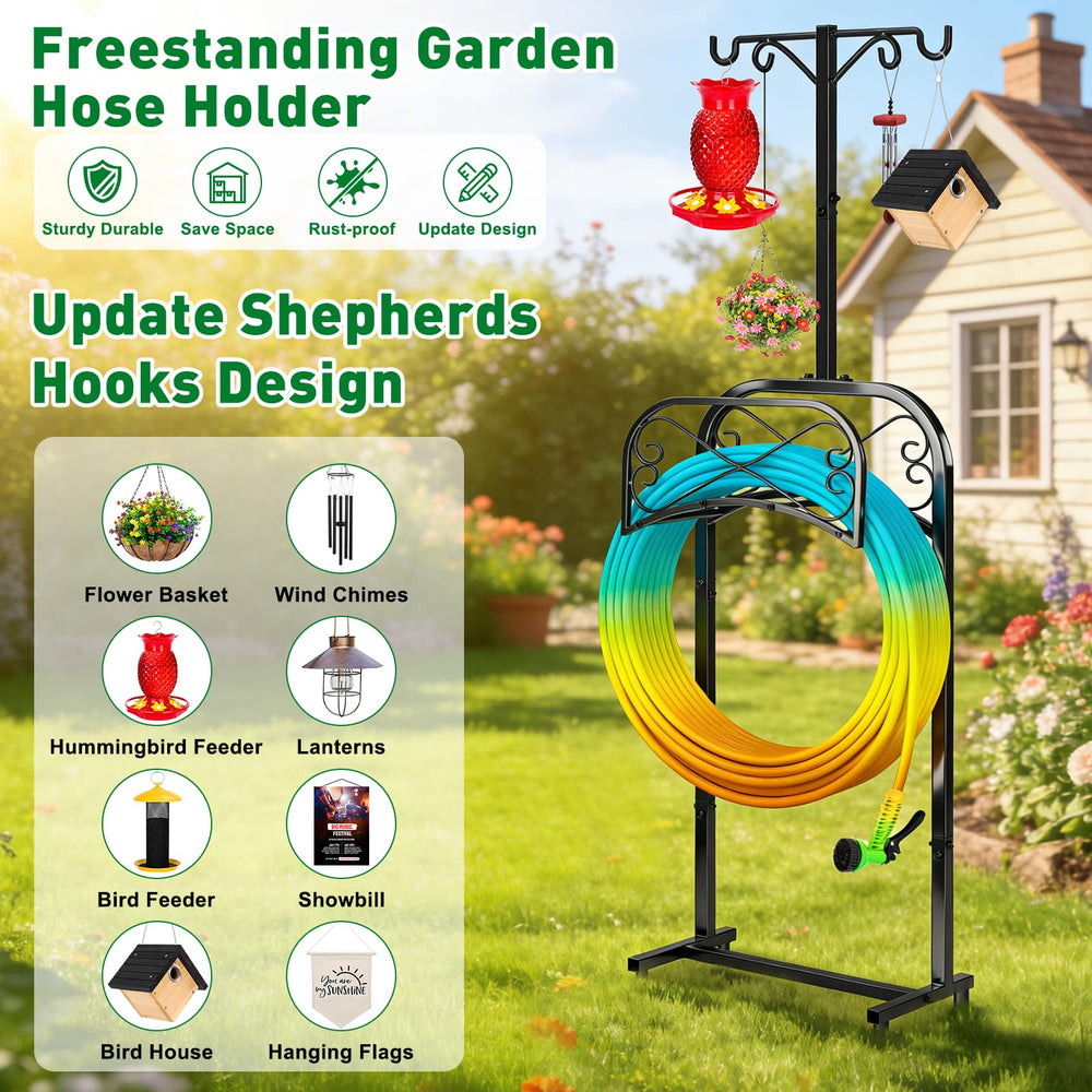 Gtongoko Garden Hose Holder with screws and assembly tools