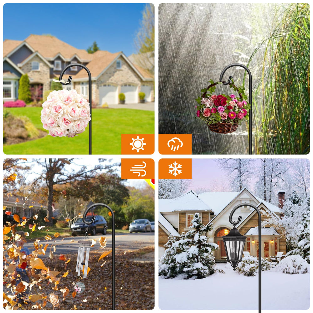 Gtongoko shepherd hooks displayed at an outdoor event