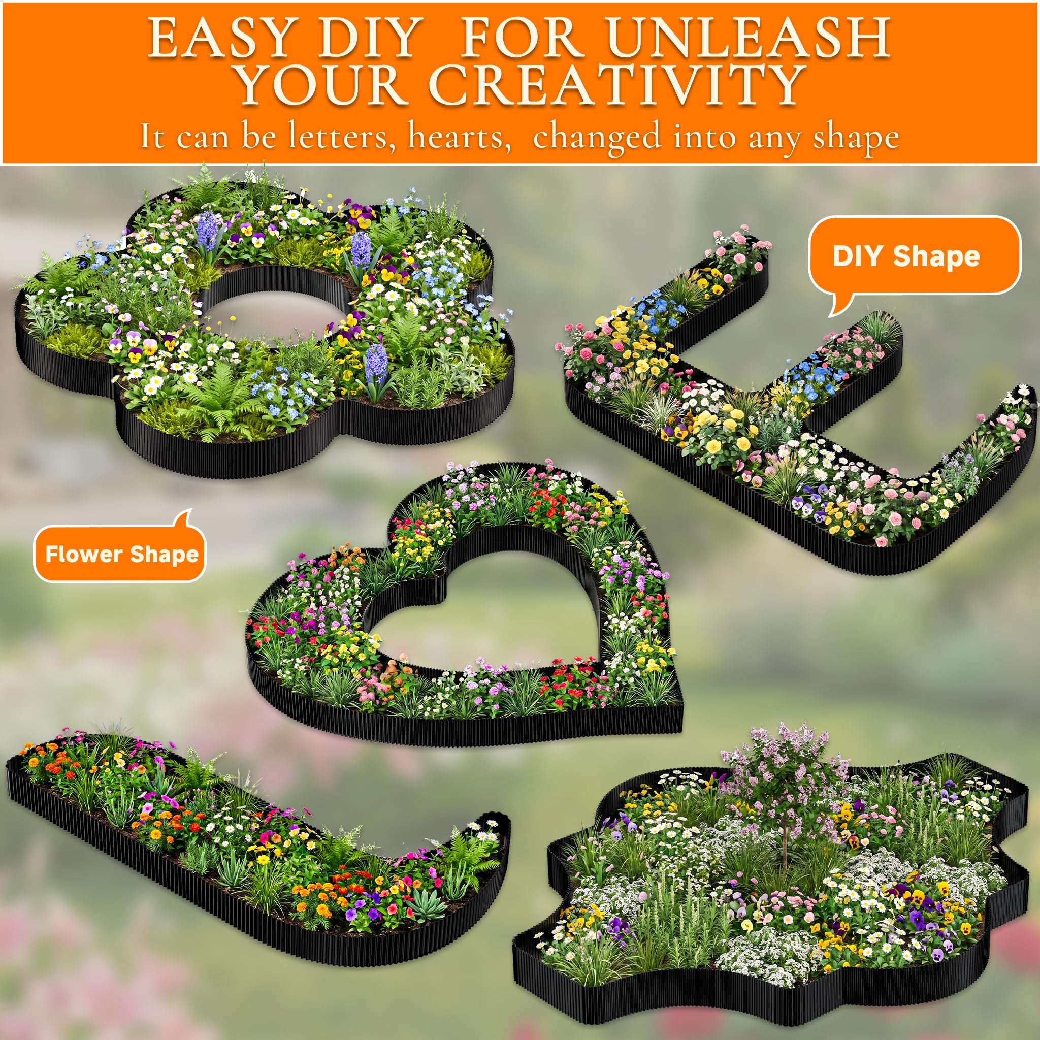 GTSABWAY garden edging cut for custom lengths
