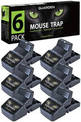 Guarden Mouse Traps indoor small size, black, front view