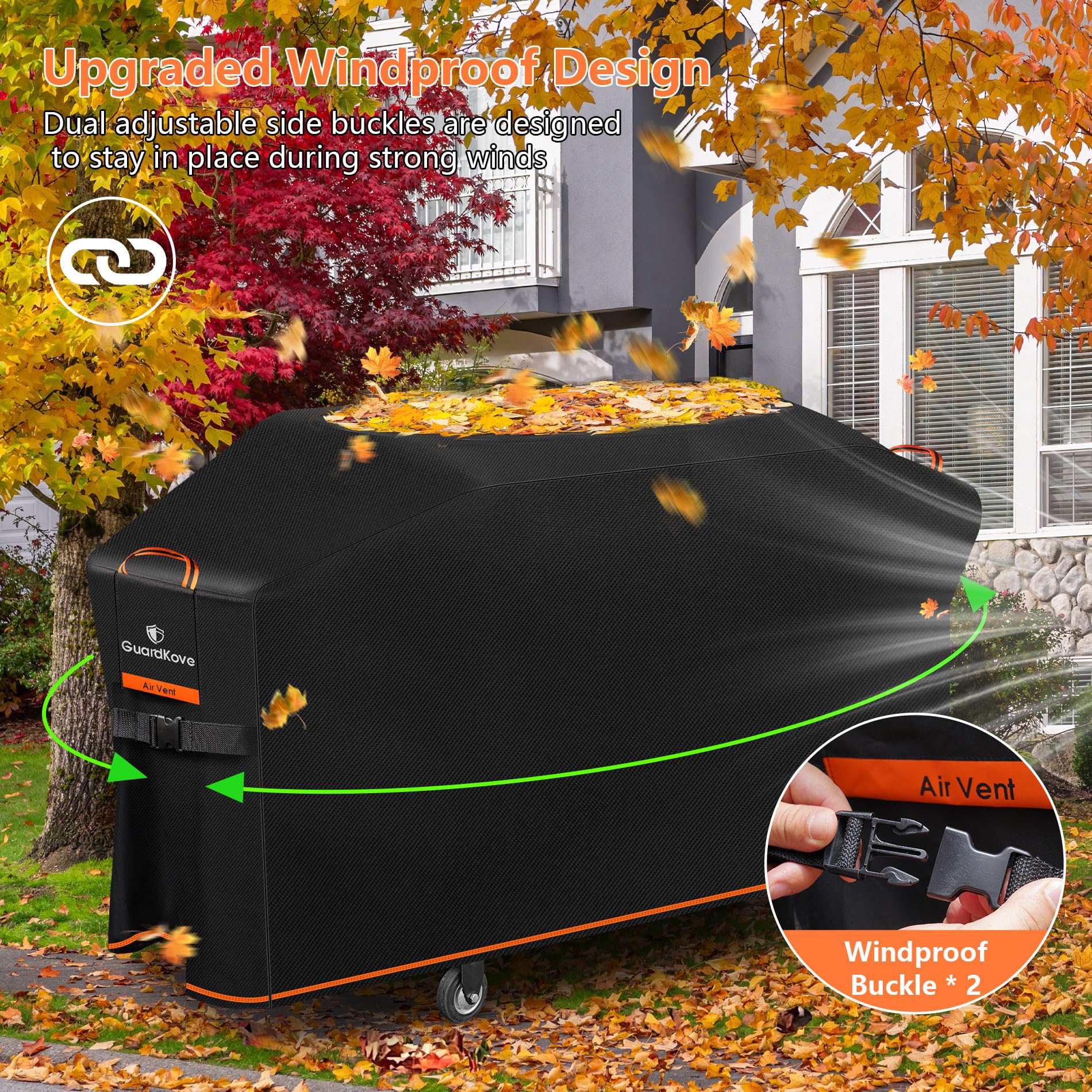 GuardKove Griddle Cover in outdoor setting
