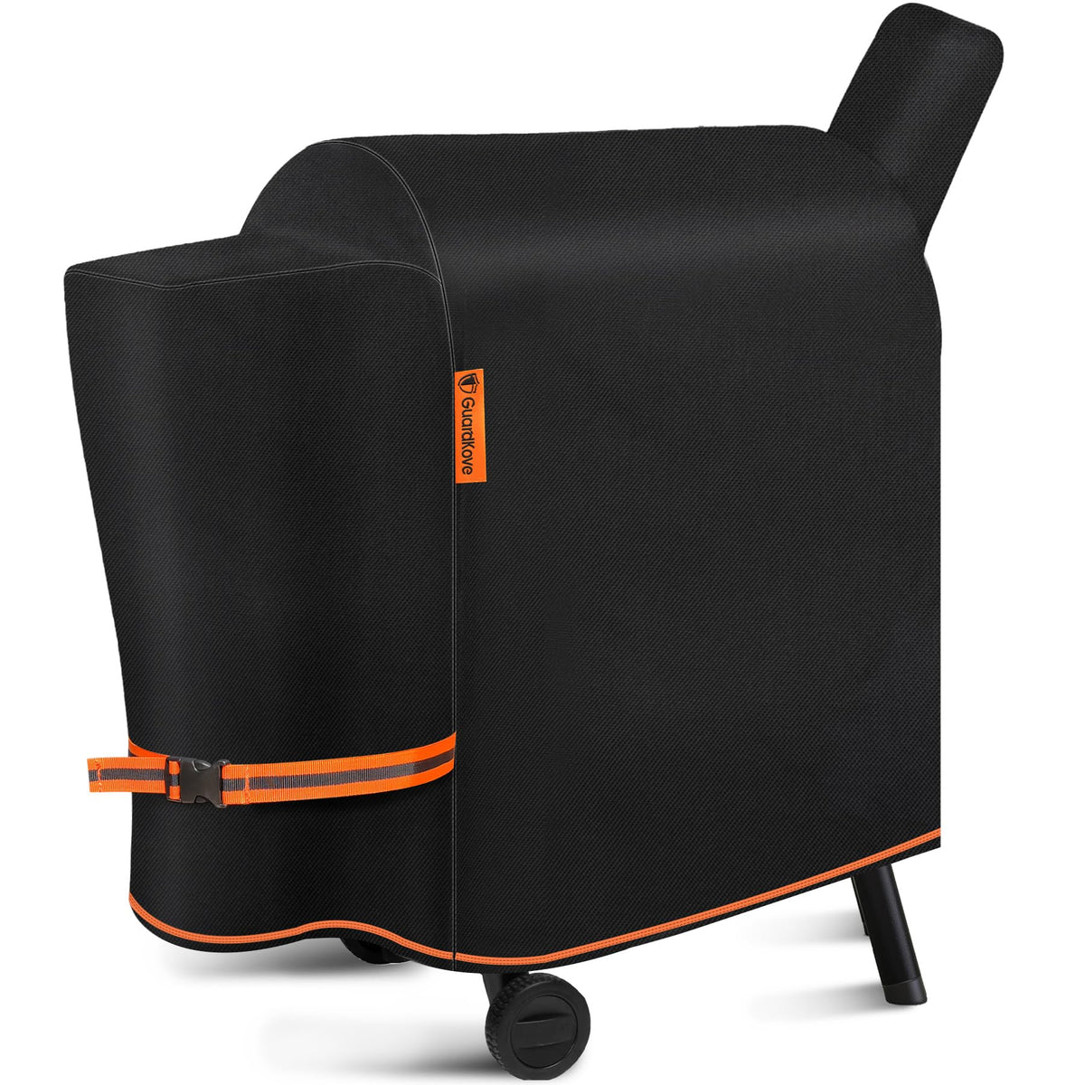 GuardKove Grill Cover for Traeger Pro 22/575 series, black fabric