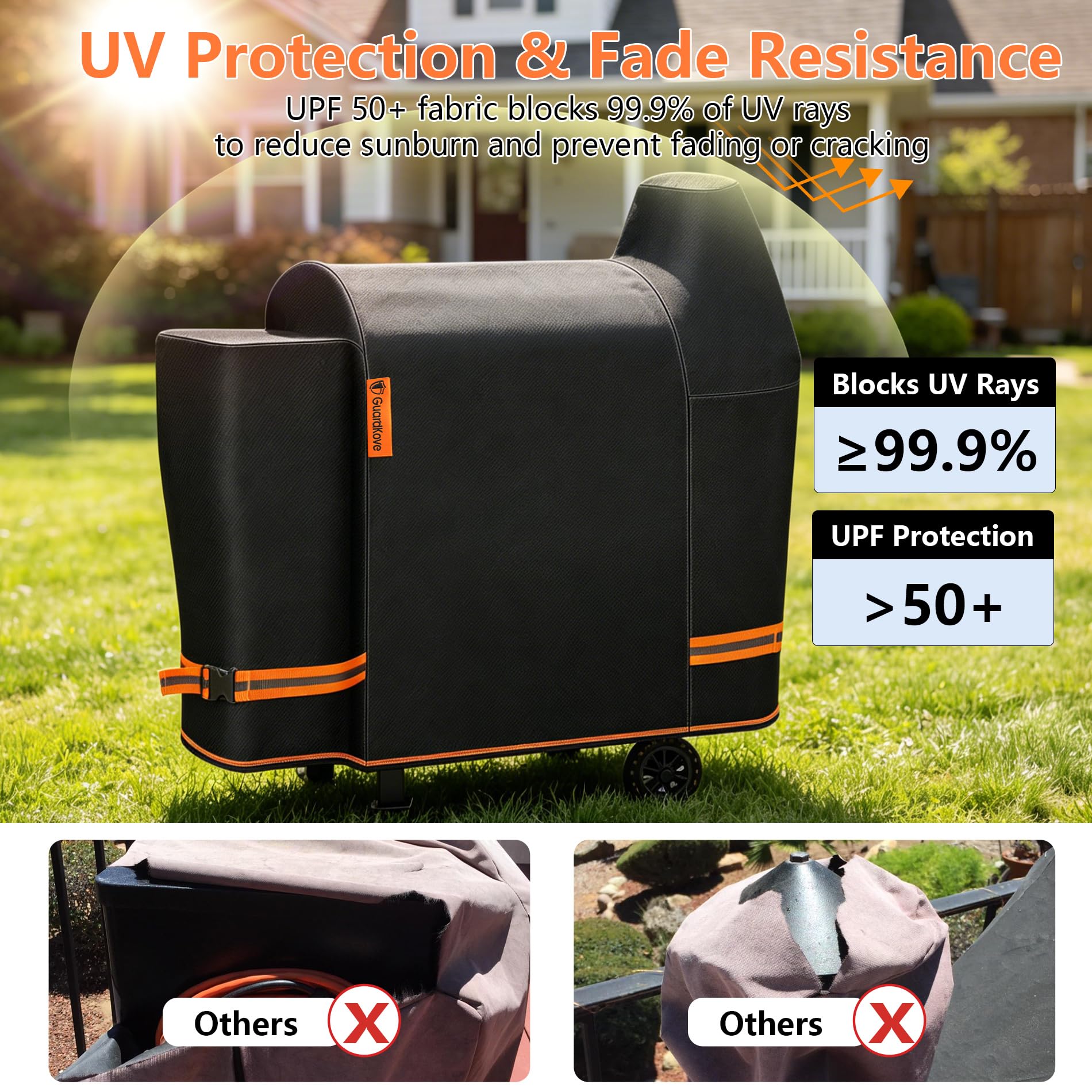 GuardKove Grill Cover on Pit Boss grill