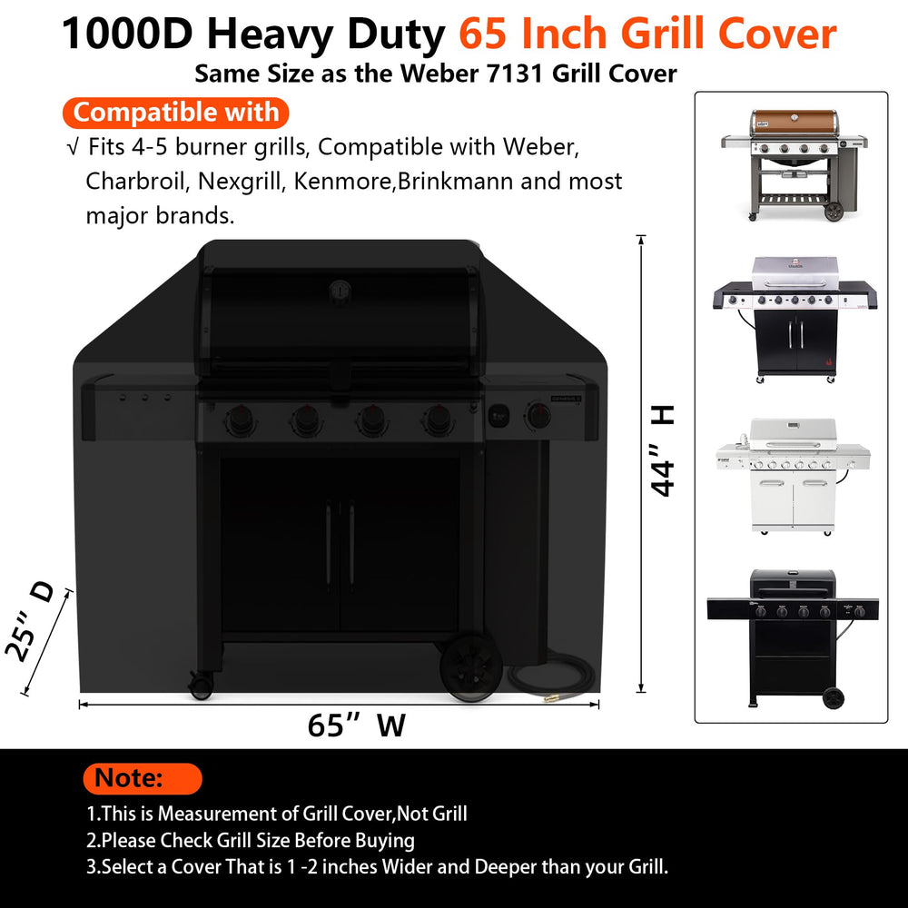GuardKove grill cover showcasing waterproof structure and buckle straps