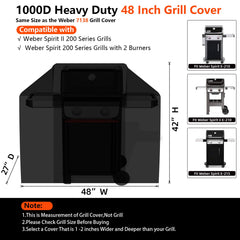 GuardKove grill cover showing waterproof fabric