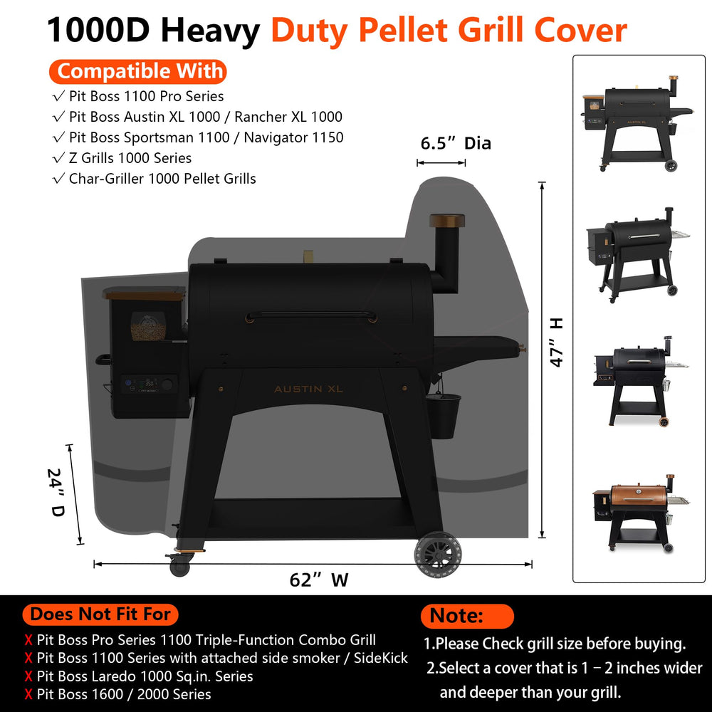 GuardKove grill cover side zipper detail