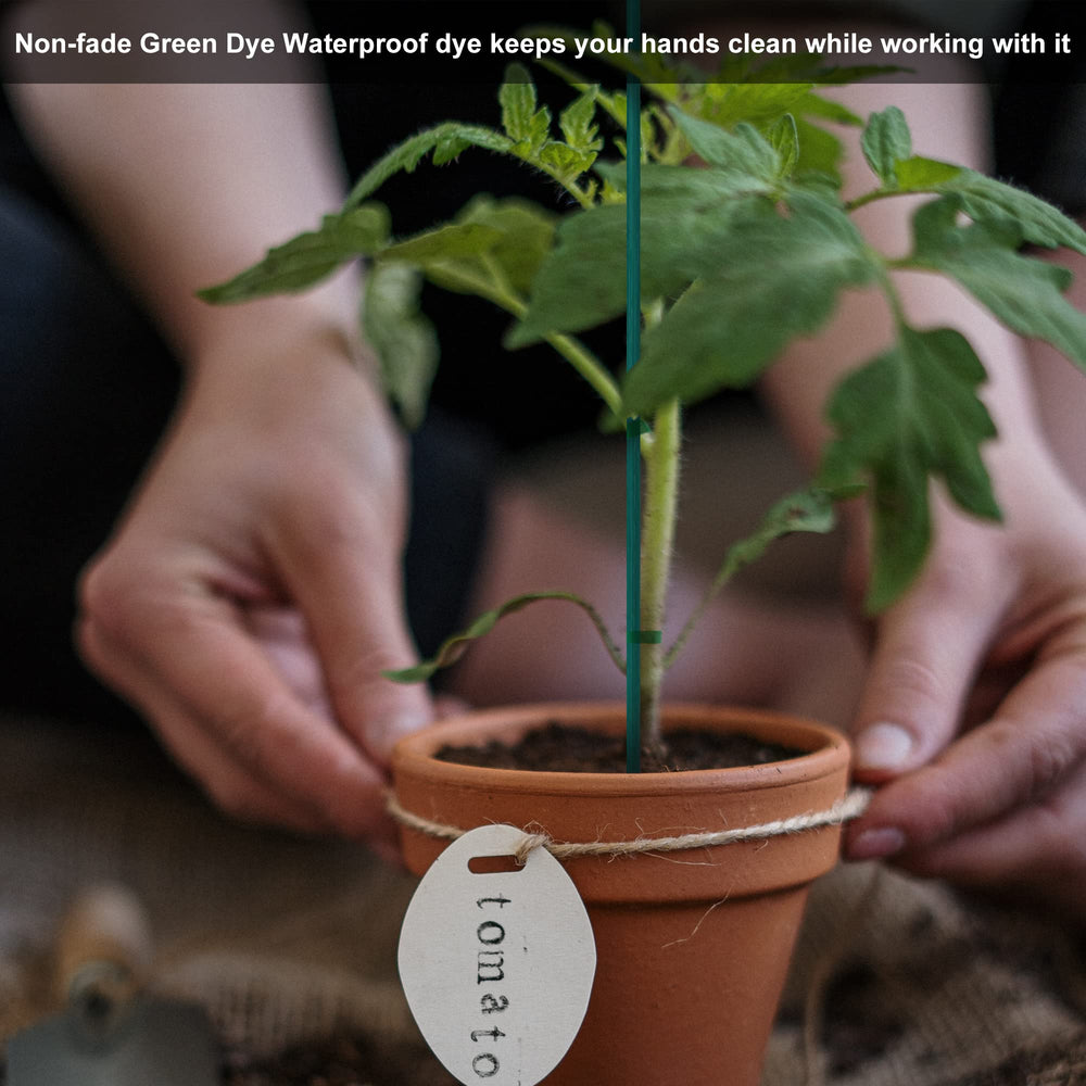 Guatbsecure plant stakes in a potted plant arrangement