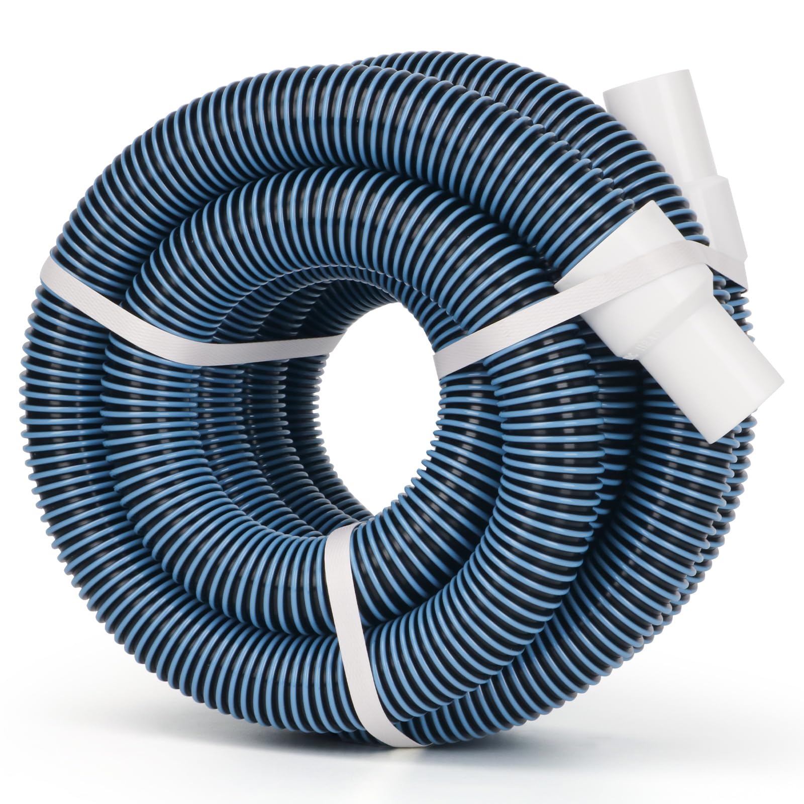 GUEQUITLEX Pool Vacuum Hose 18 ft coiled for storage